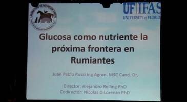 Glucosa como nutriente, la próxima frontera. Juan Pablo Russi
