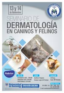 Seminario de Dermatología en Caninos y Felinos