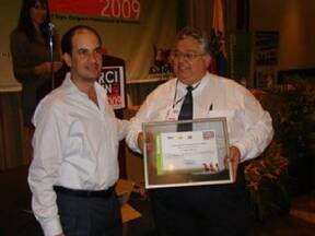 Porciandina 2009 - Entrega de reconocimiento a Conferencistas