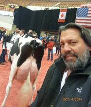 WDE con la Gran Campeona Holstein 2014