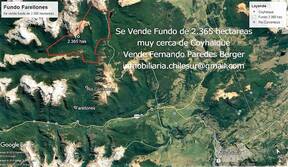 Vendo 2.365 hectareas en Aisen sur de Chile