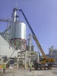 Montaje de silos almacenamiento de granos
