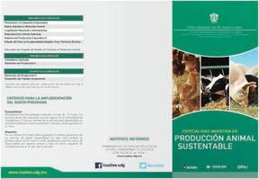 Programa de Especialidad y Maestría en Producción Animal Sustentable