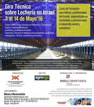 GIRA TÉCNICA sobre Lechería en Israel en Español 3 al 14 de Mayo 2016