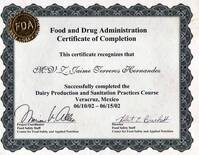 certificación industria láctea