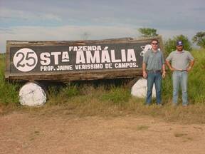 VISITA TÉCNICA NA AGROPECUÁRIA JAIME CAMPOS (FAZENDA SANTA AMÁLIA), EM ALTA FLORESTA-MT.