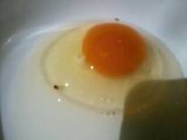 Mancha en huevo