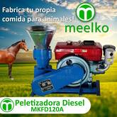 Maquina Meelko para pellets con madera 120 mm eléctrica 40-60 kg hora- MKFD120B