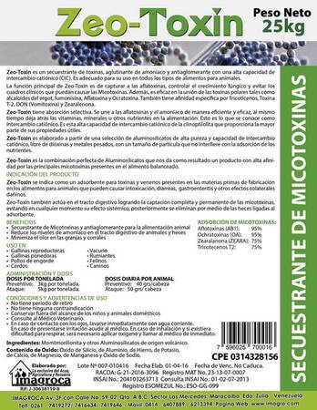 Zeo-Toxin Secuestrante de Micotoxinas 