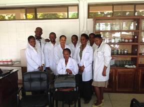 Tanzania Veterinary Laboratory Agency Animla Feed Lab. Staff