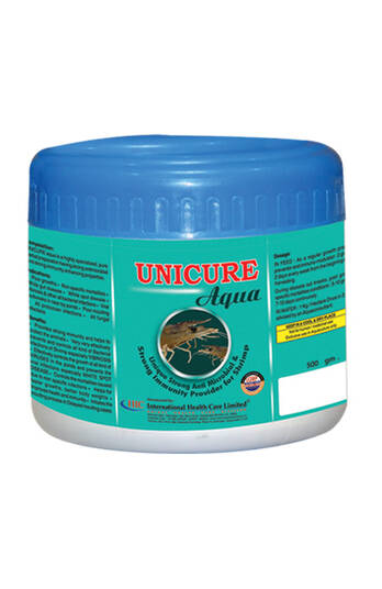 UNICURE AQUA - HERBAL DISEASE CONTRILLER  FOR SHRIMP/ FISH -IHCL-PVS GROUP