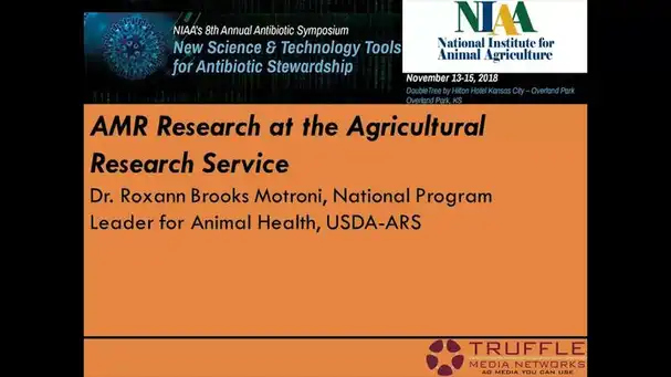 Antimicrobial Resistance Research at the Agricultural Research Service