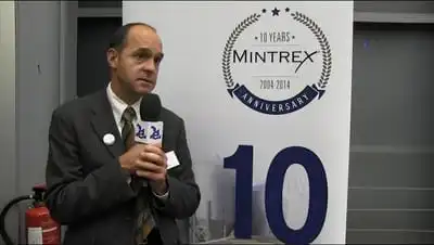 Mintrex 10 year anniversary at EuroTier. Alain Bourdonnais