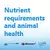 Symposium: 'Nutrient requirements and animal health'