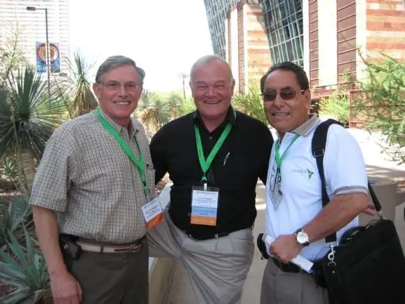 Rich Hollmeyer (Dupps Co), Vince Vavpot (AIC) & Ralph Romero (R&D) - 2010 AOCS Phoenix, AZ