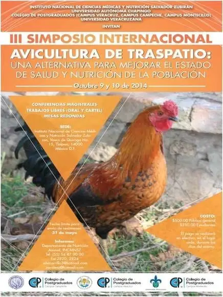 III Simposio Internacional Avicultura de Traspatio - Eventos