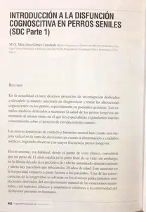 Disfunción cognoscitiva primera parte