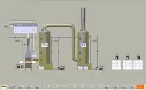 Sistema de lavado quimico gases