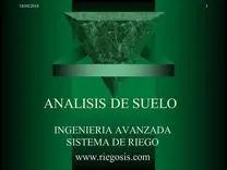 Analisis de suelo. Laboratorio agrícola
