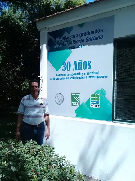 En la Escuela para graduados de la Facultad de Agronomía de la Universidad de Buenos Aires - Mi actividad