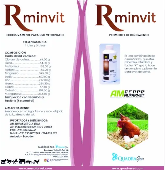 RMINVIT - VITAMINAS Y MINERALES