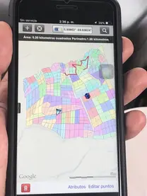 Aplicación para ingresar el mapa de a finca y ubicarse en la visita