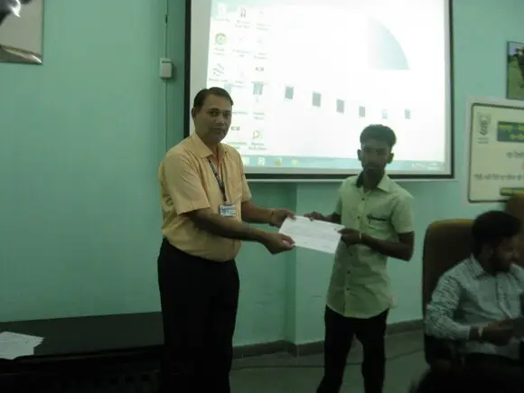 Certificates being given to trainees - Events