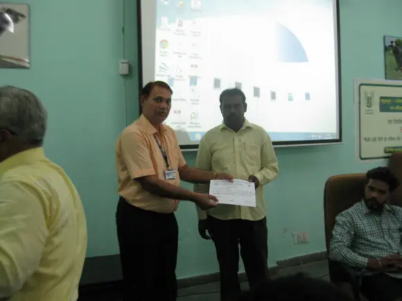 Certificates being given to trainees - Events