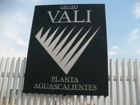 Logotipo - Planta Grupo Vali Aguascalientes