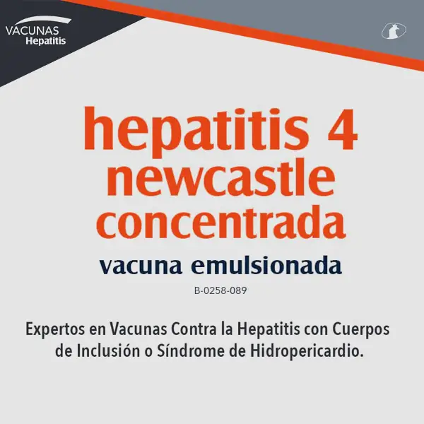 Hepatitis 4 newcastle concentrada vacuna emulsionada