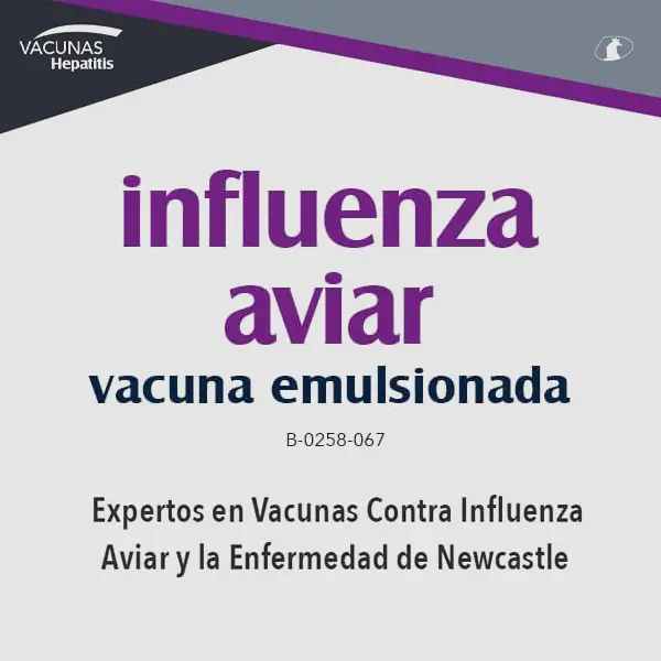 Influenza aviar vacuna emulsionada