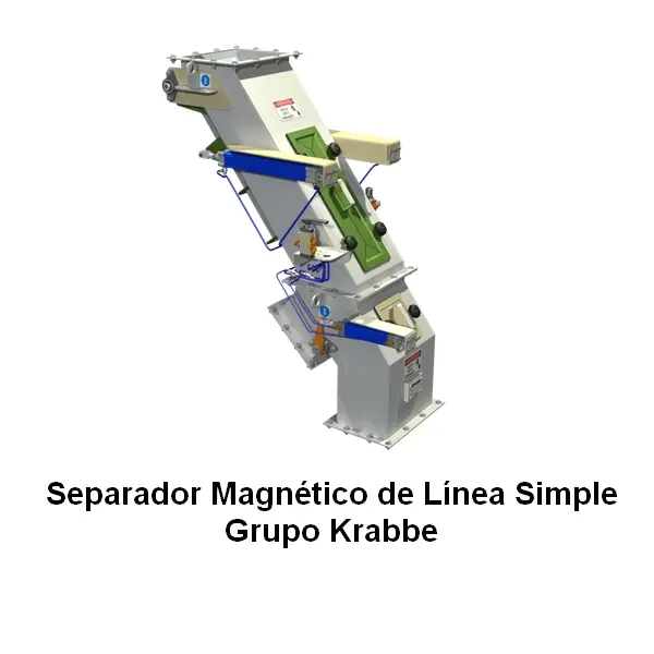Separador Magnético de Línea Simple