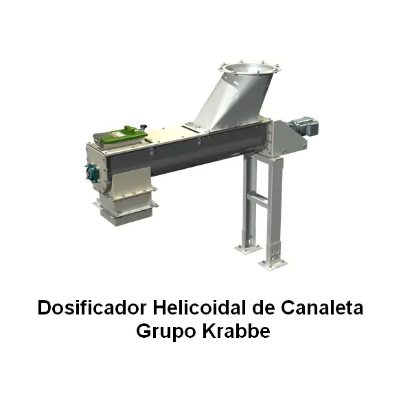 Dosificador Helicoidal de Canaleta 