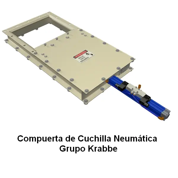 Compuerta de Cuchilla Neumática 