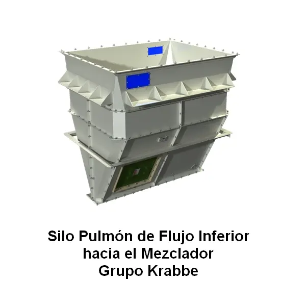 Silo Pulmón de Flujo Inferior hacia el Mezclador