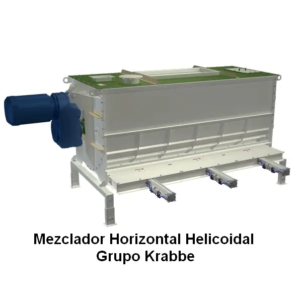Mezclador Horizontal Helicoidal 
