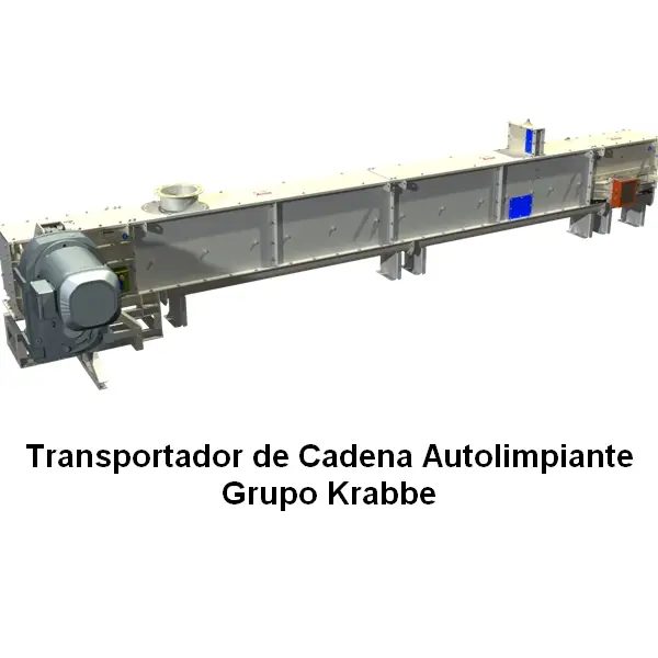 Transportador de Cadena Autolimpiante