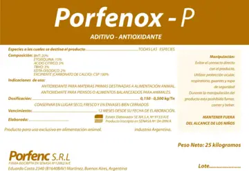 Porfenox P (antioxidante en polvo)