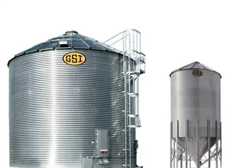 Silos tolva para almacenamiento de granos y alimentos balanceados