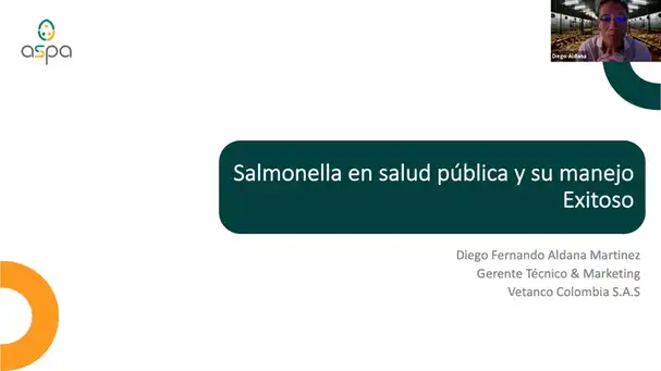 Salmonella en salud pública y un manejo exitoso: Diego Aldana