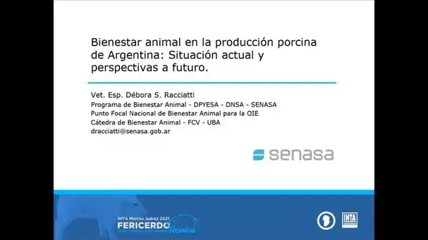 Bienestar animal en la producción porcina Argentina
