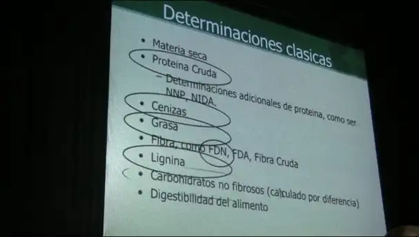 Evaluación de laboratorio de Forrajes. Diego Bertino